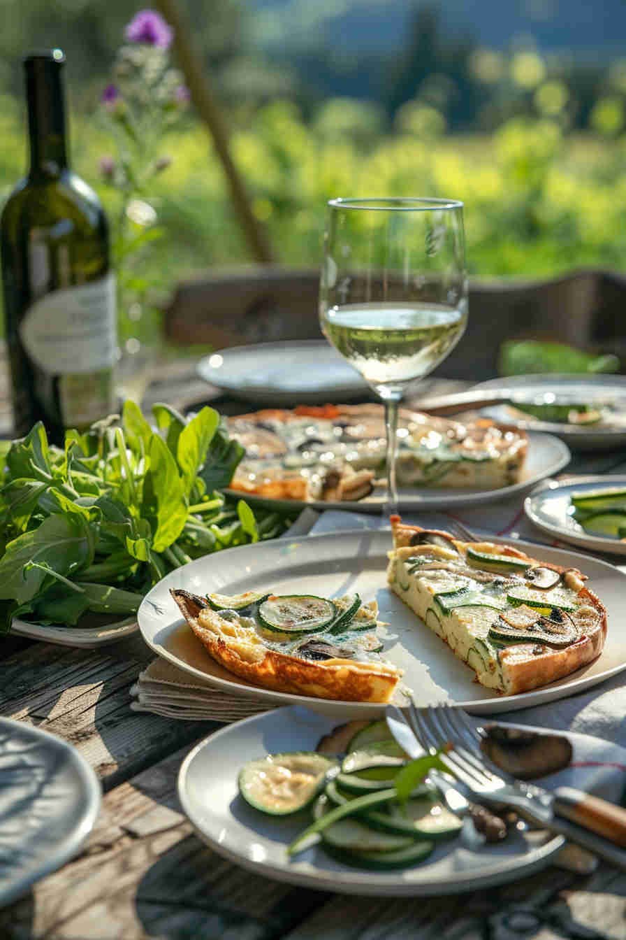 Zucchini and Mushroom Frittata