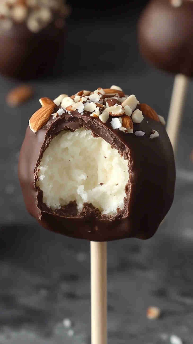 Almond Joy Cake Pops