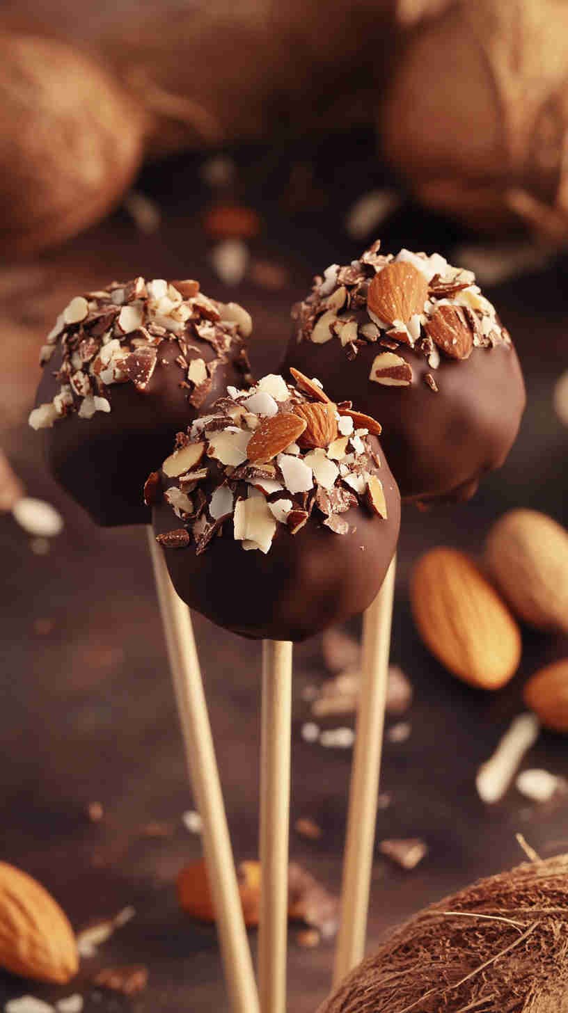 Almond Joy Cake Pops