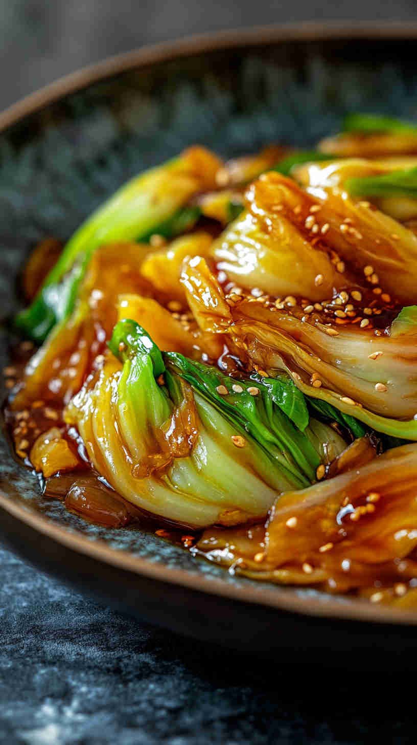 Braised Chinese Cabbage in Oyster Sauce