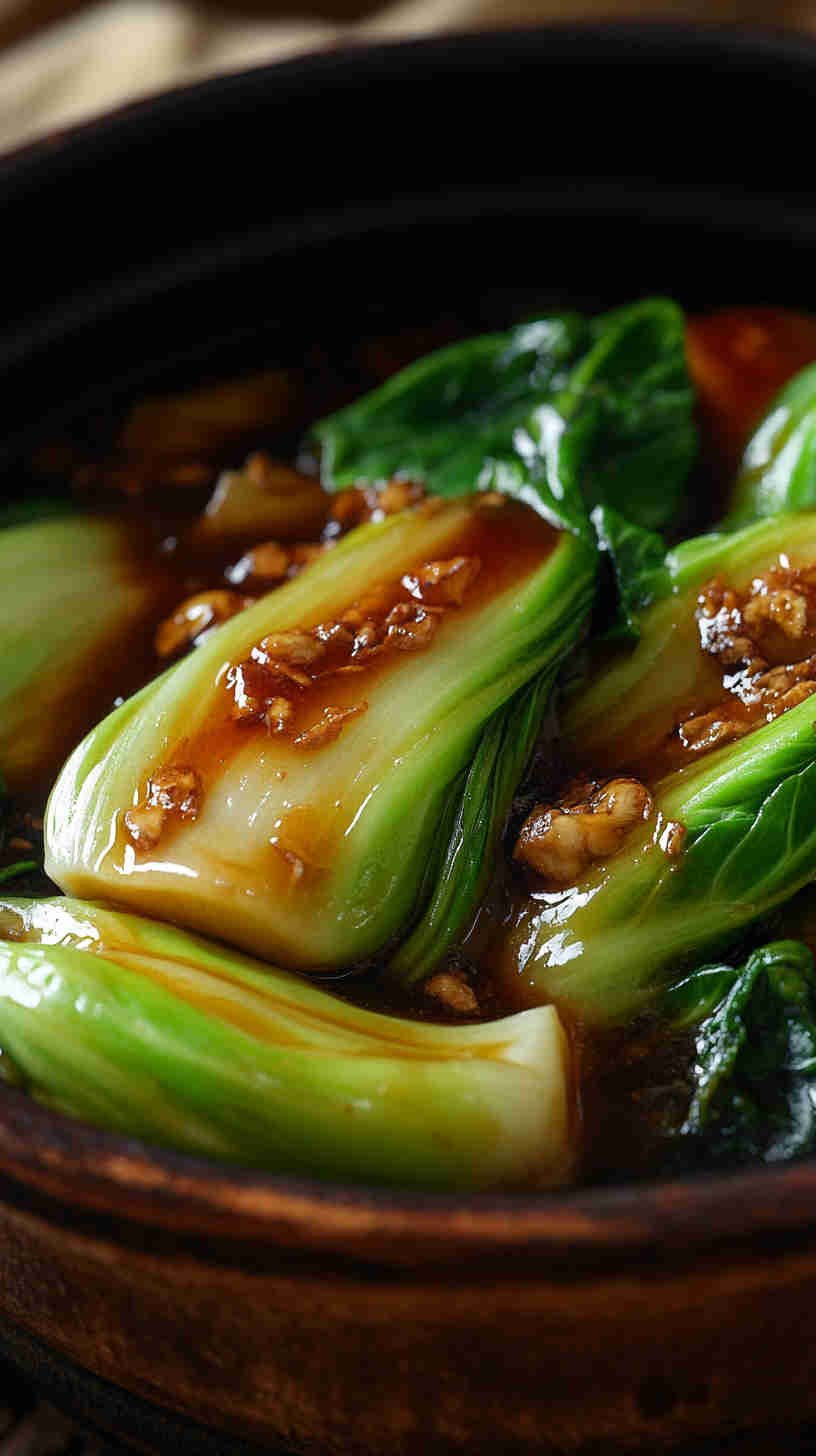 Braised Chinese Cabbage in Oyster Sauce