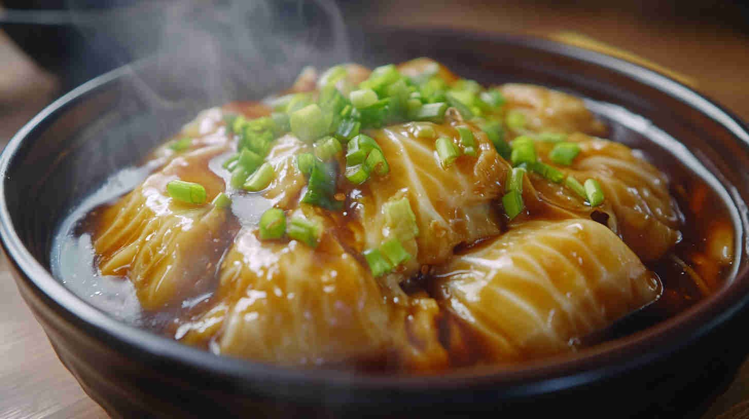 Braised Chinese Cabbage in Oyster Sauce