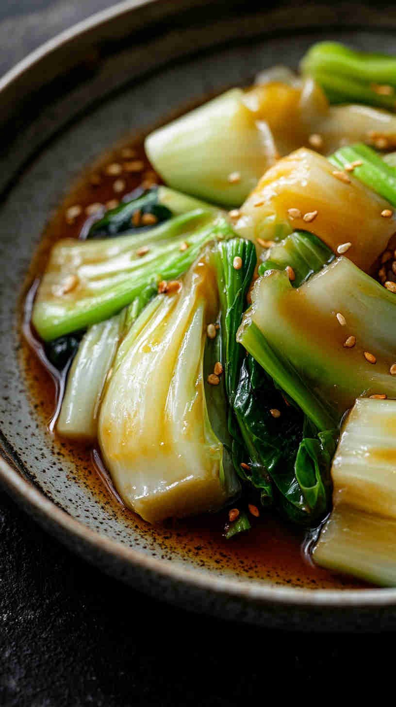 Braised Chinese Cabbage in Oyster Sauce