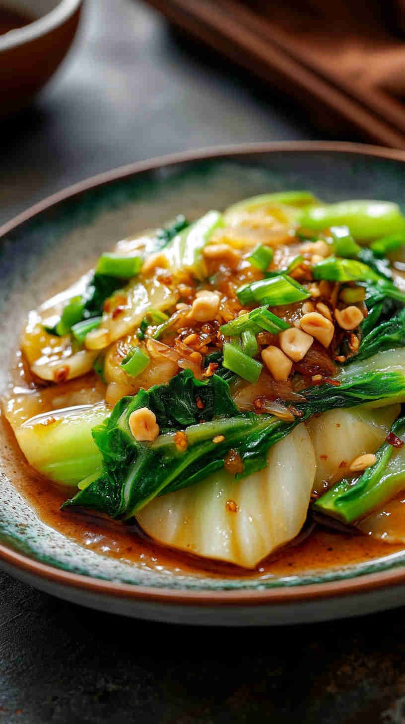 Braised Chinese Cabbage in Oyster Sauce