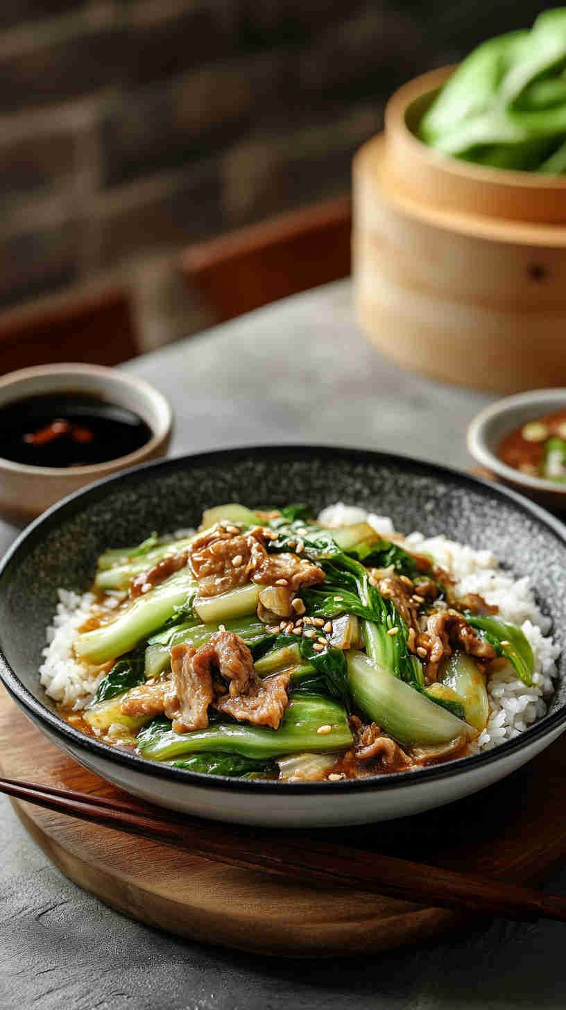 Braised Chinese Cabbage in Oyster Sauce