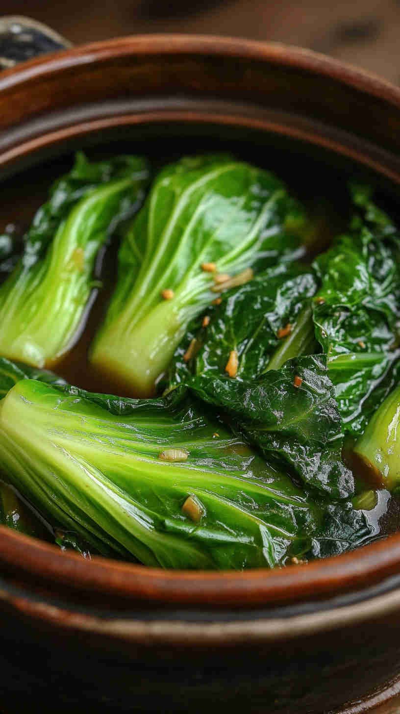 Braised Chinese Cabbage in Oyster Sauce