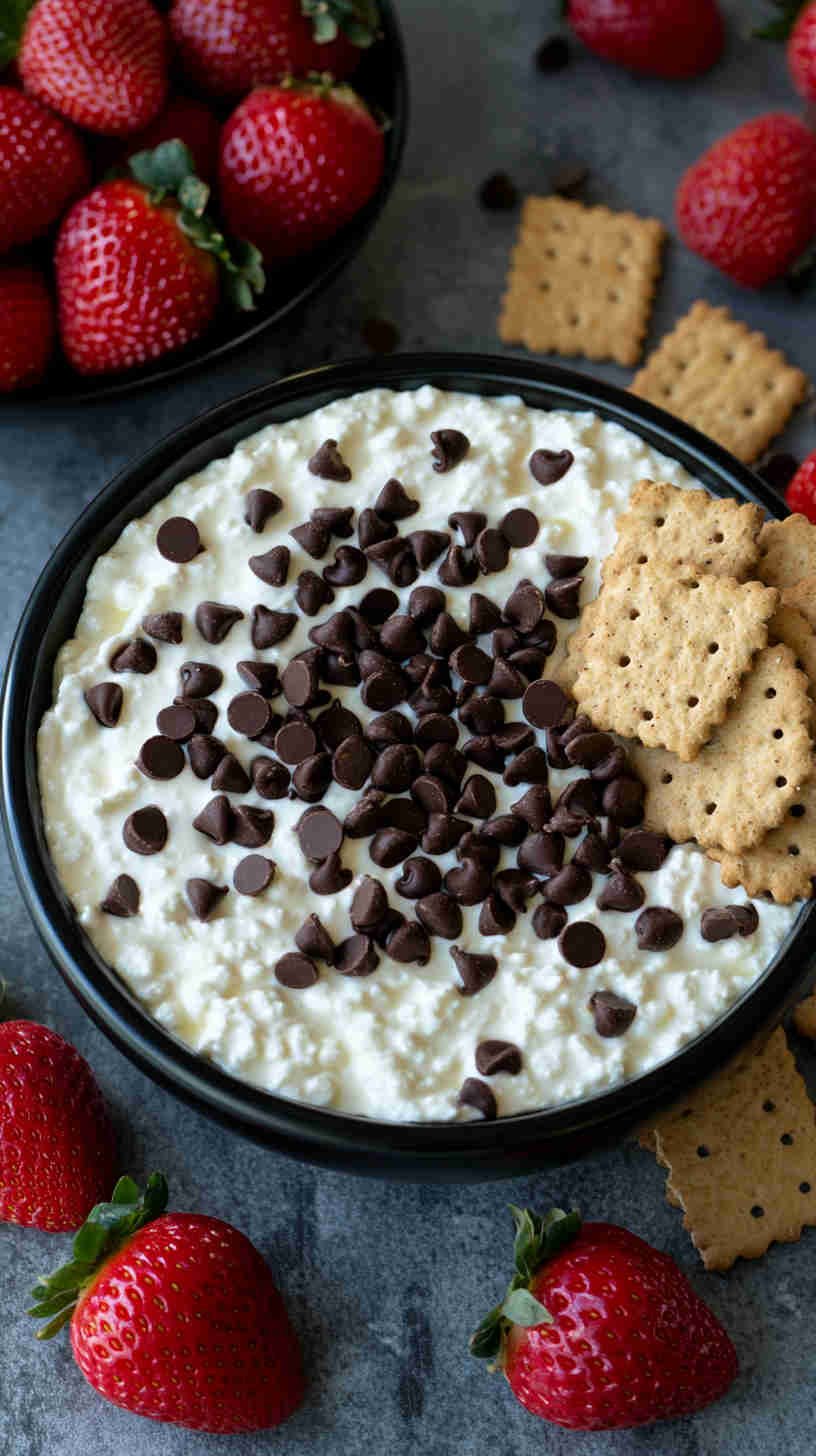 Chocolate Chip Cottage Cheese Dip