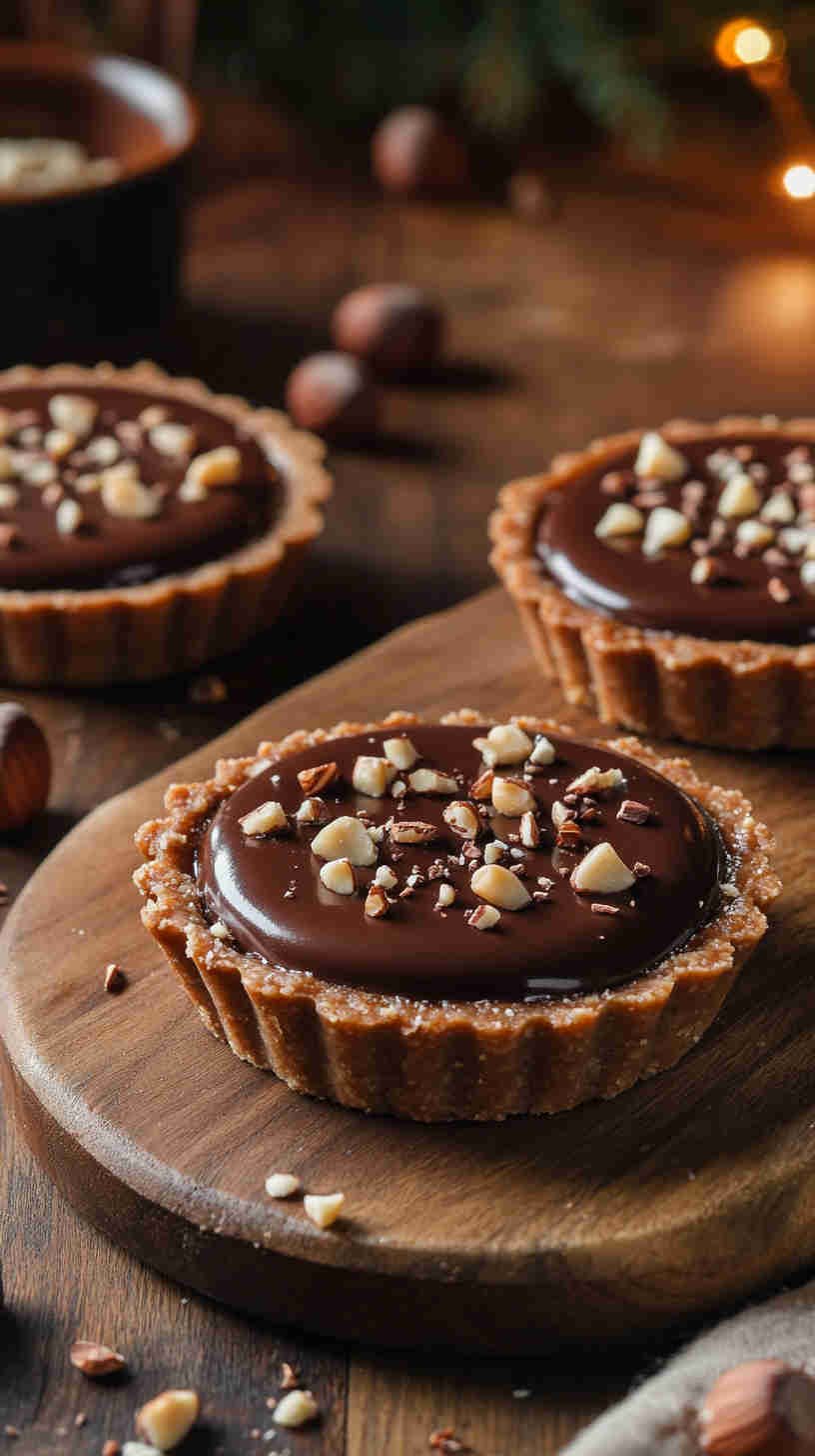 Chocolate Hazelnut Tartlets