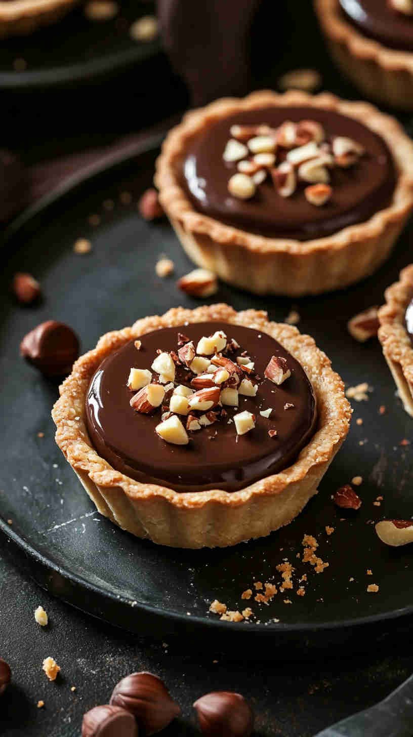 Chocolate Hazelnut Tartlets