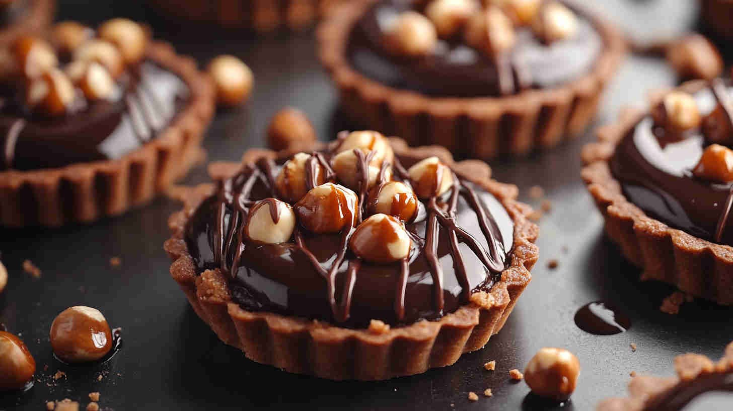 Chocolate Hazelnut Tartlets