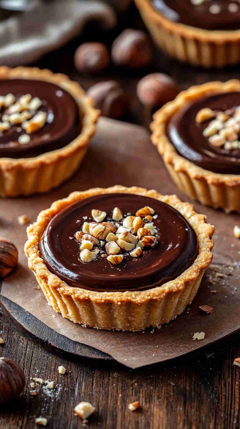 Chocolate Hazelnut Tartlets