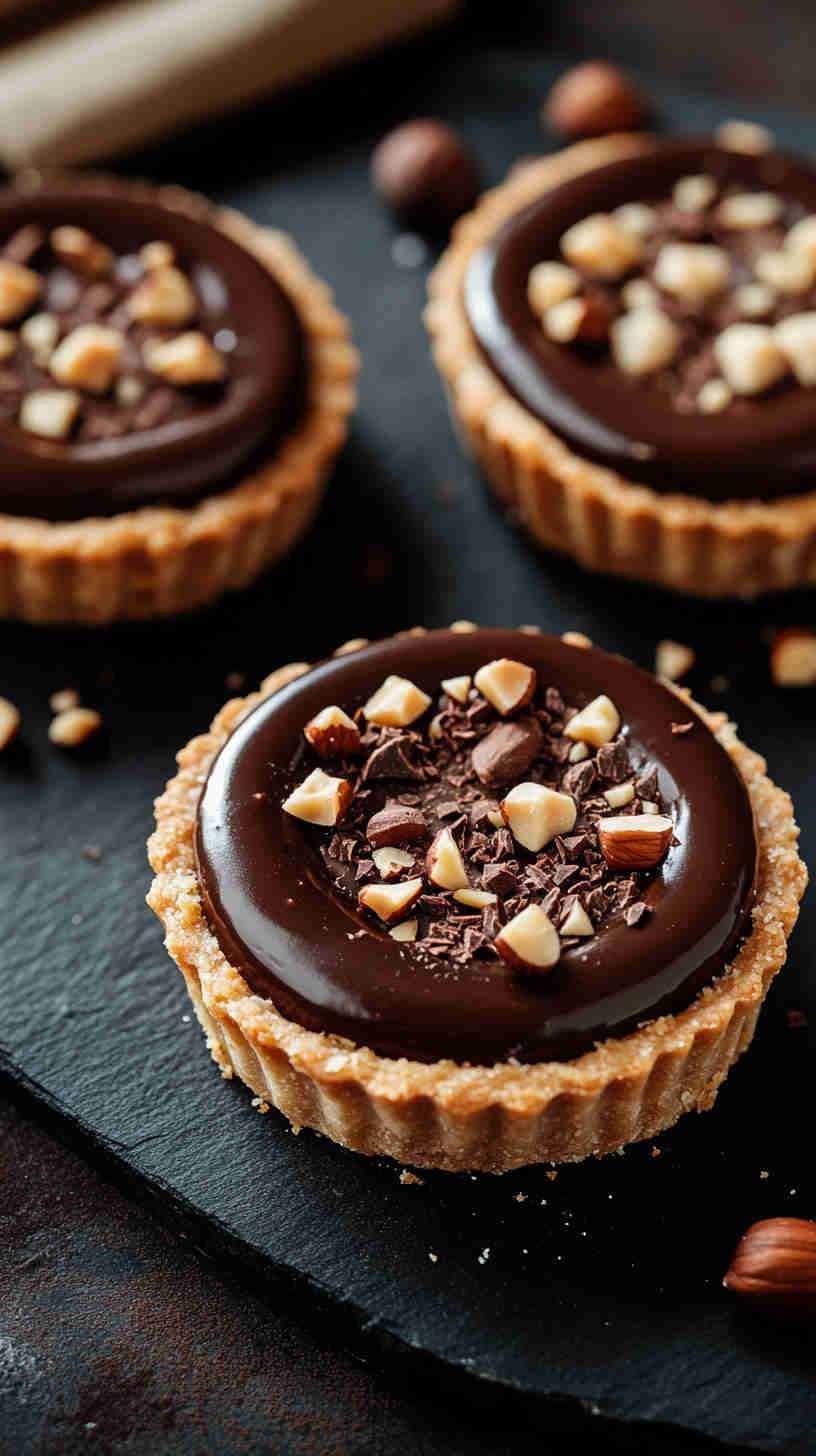 Chocolate Hazelnut Tartlets