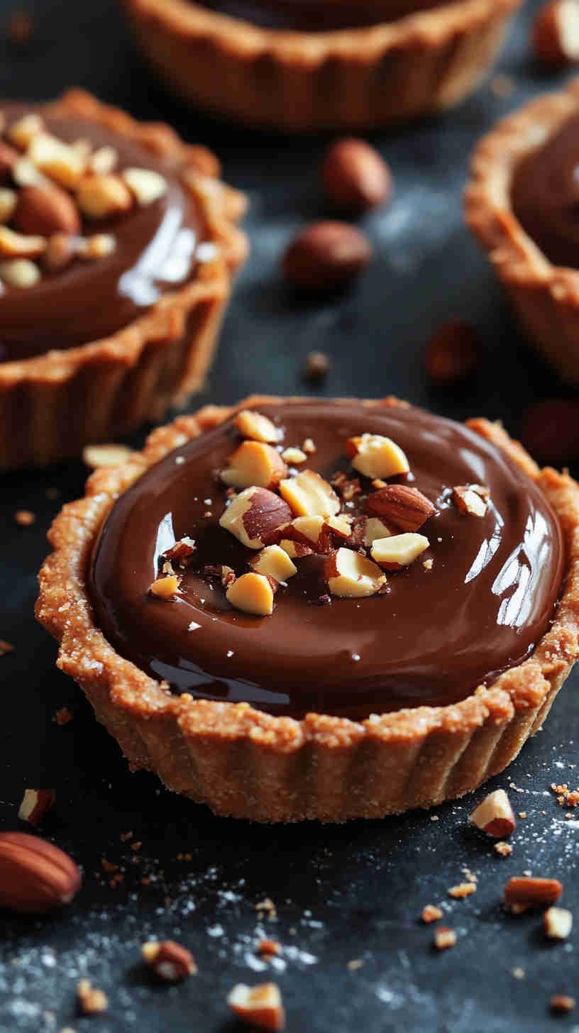 Chocolate Hazelnut Tartlets