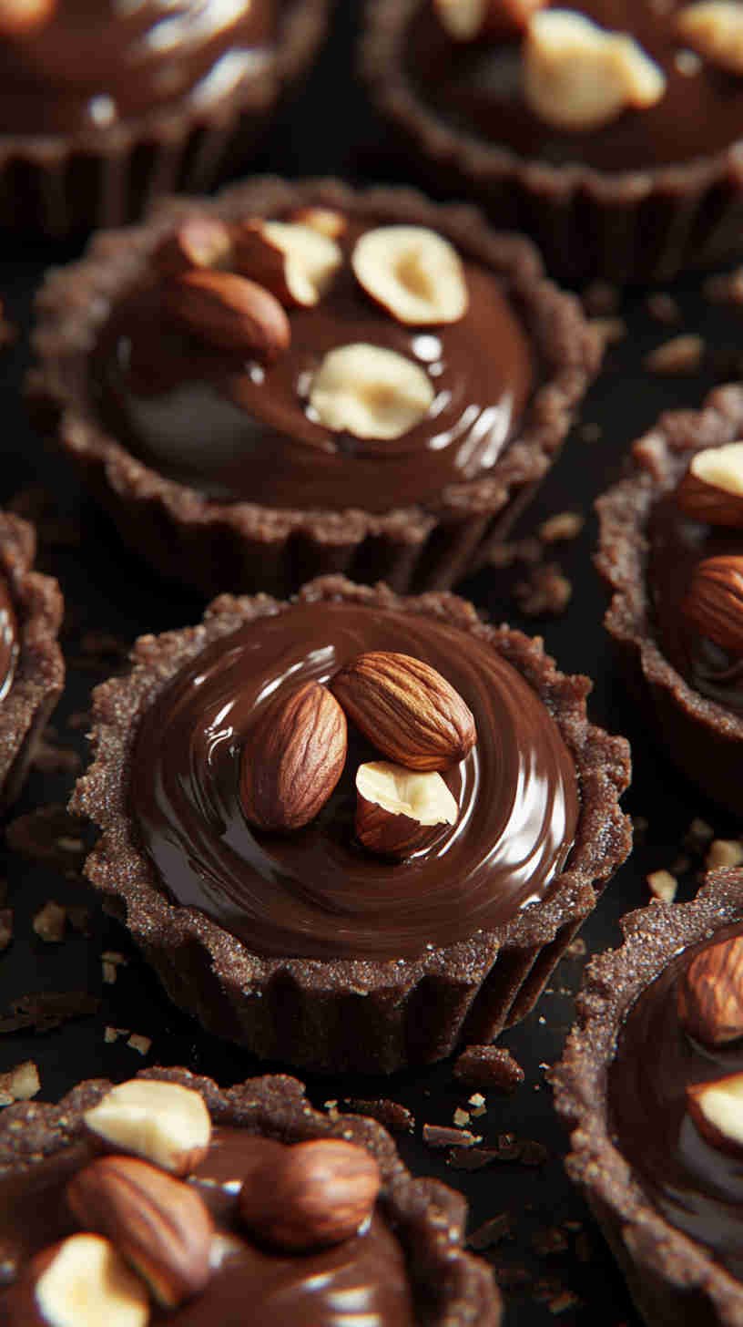 Chocolate Hazelnut Tartlets