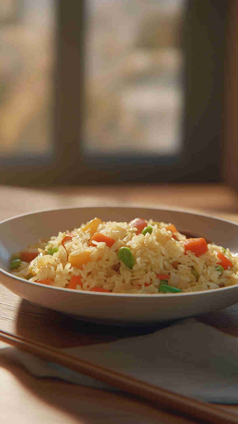 Classic Chinese Fried Rice with Vegetables