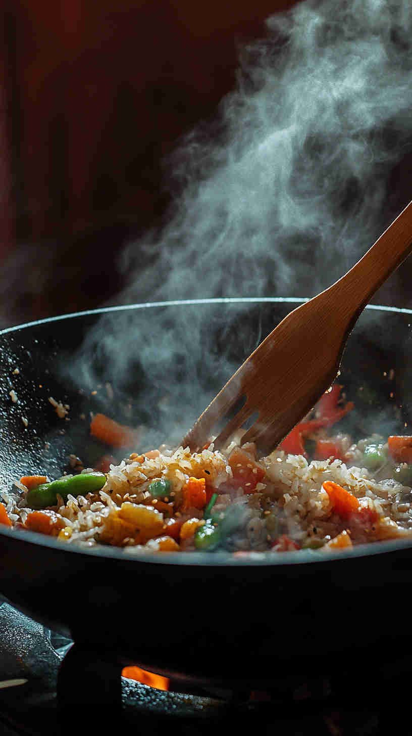Classic Chinese Fried Rice with Vegetables