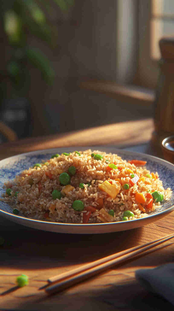 Classic Chinese Fried Rice with Vegetables