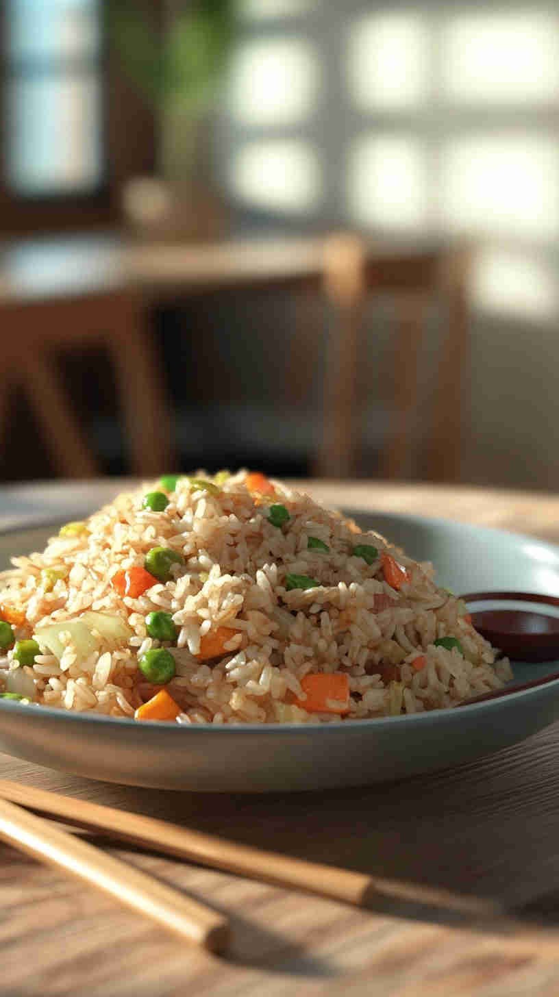 Classic Chinese Fried Rice with Vegetables