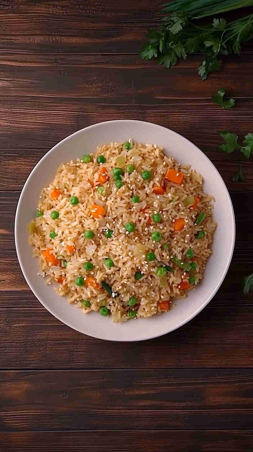 Classic Chinese Fried Rice with Vegetables