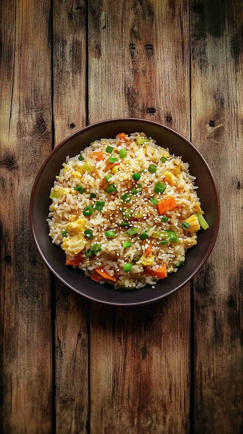 Classic Chinese Fried Rice with Vegetables