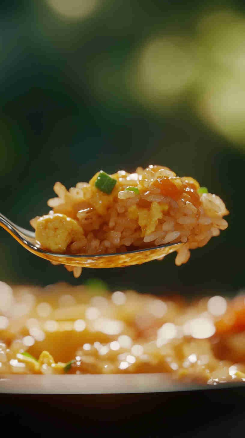 Classic Egg Fried Rice with Soy Sauce