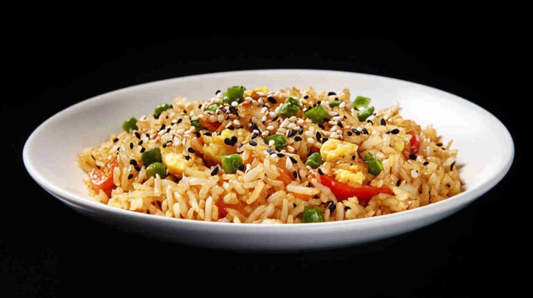 Classic Egg Fried Rice with Soy Sauce