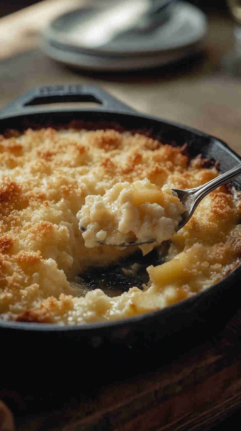 Cottage Cheese and Apple Crumble