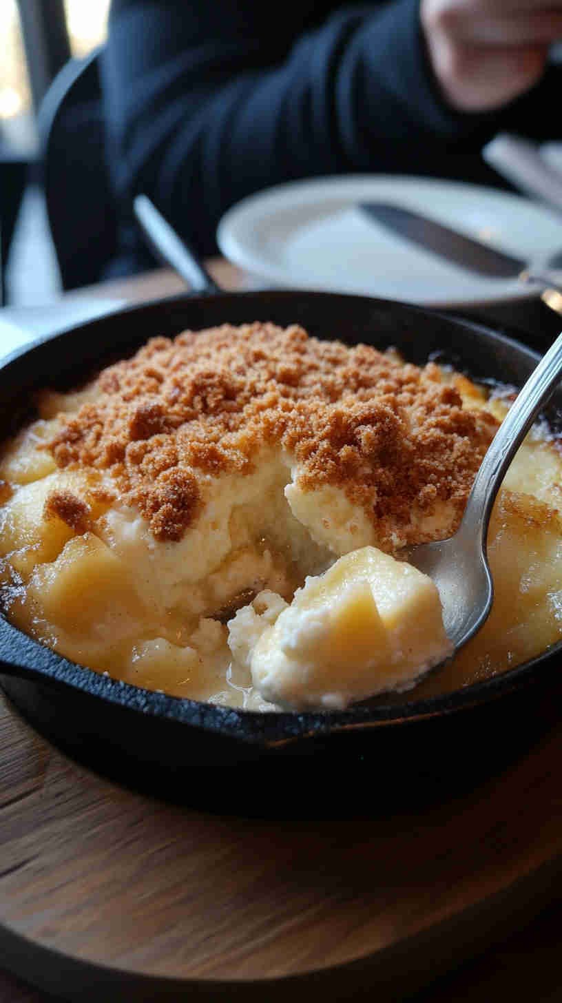 Cottage Cheese and Apple Crumble