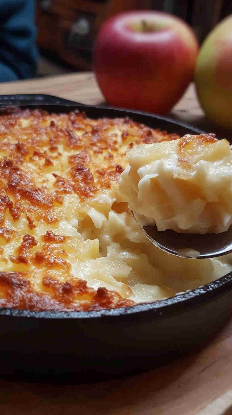 Cottage Cheese and Apple Crumble