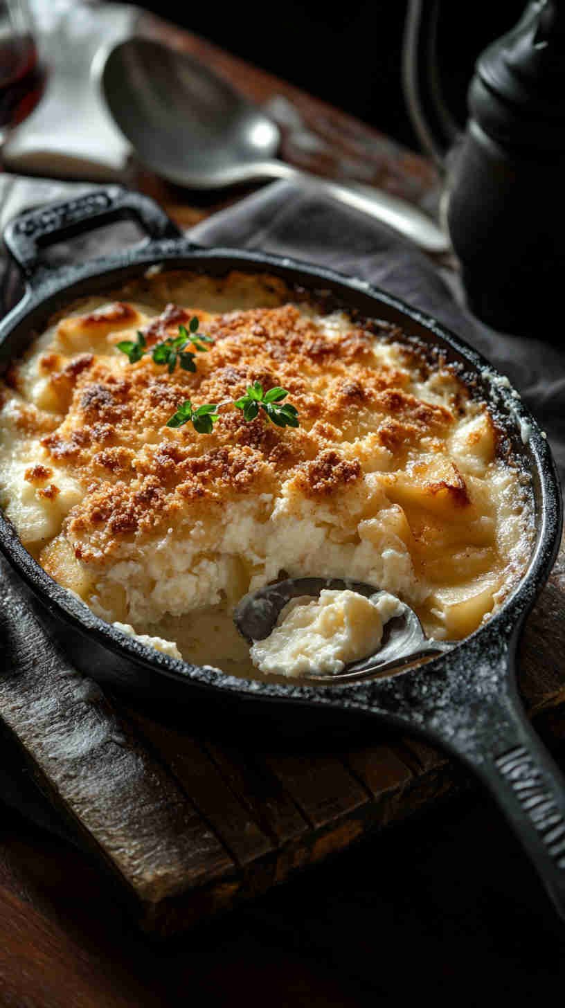 Cottage Cheese and Apple Crumble