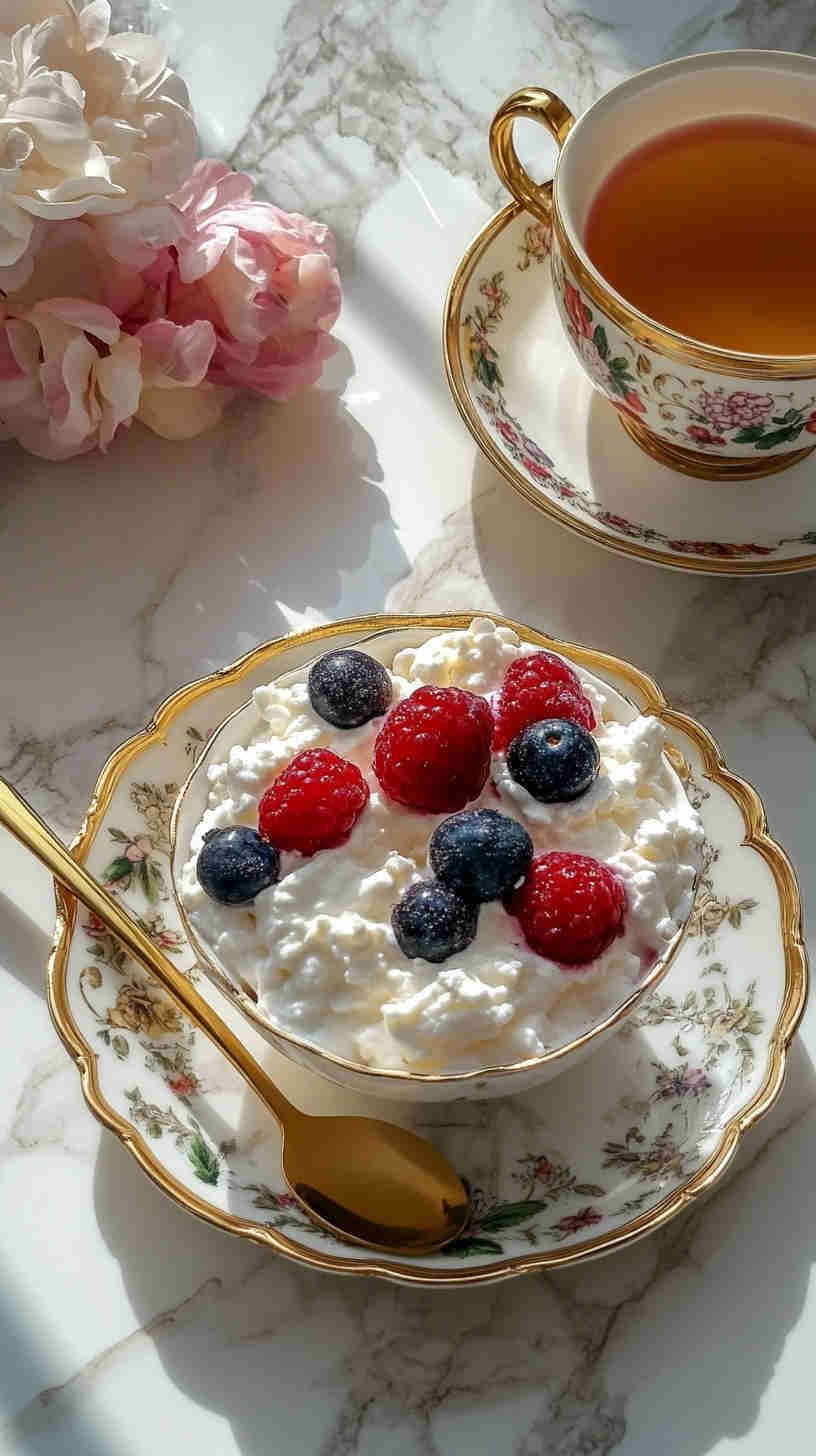 Cottage Cheese and Berry Parfait