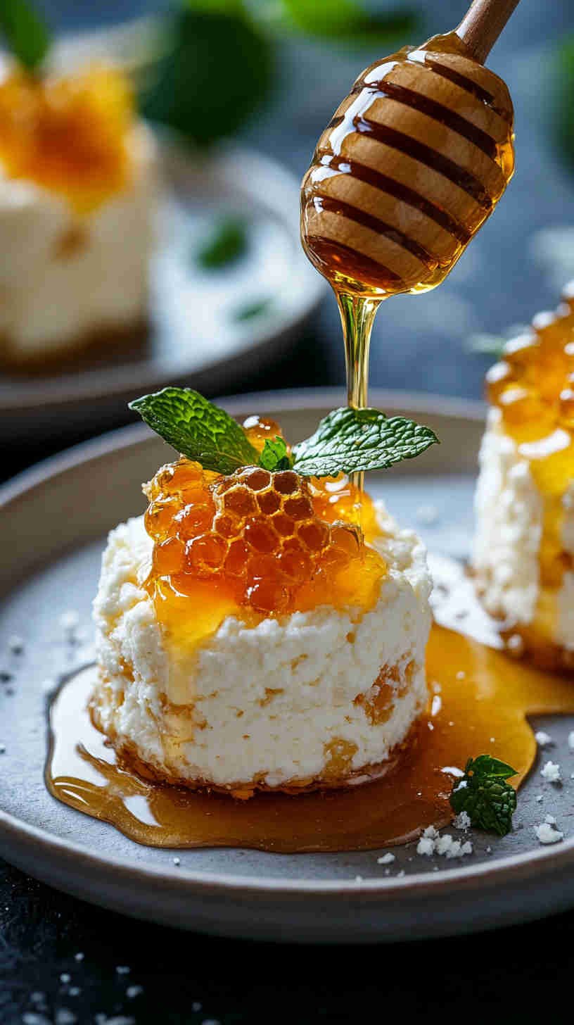 Cottage Cheese and Honeycomb Cups
