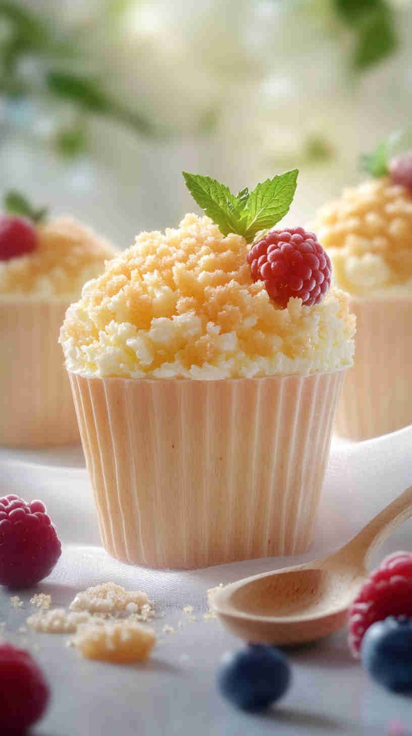 Cottage Cheese and Honeycomb Cups