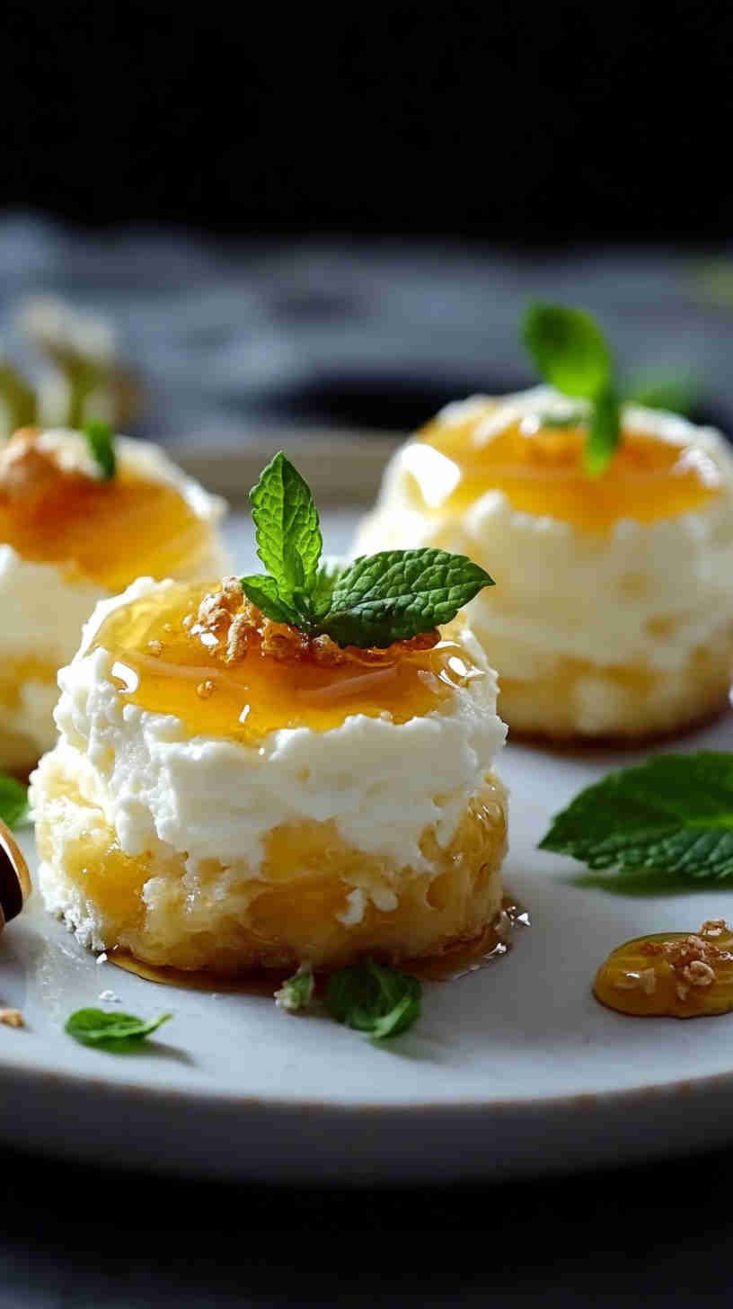 Cottage Cheese and Honeycomb Cups