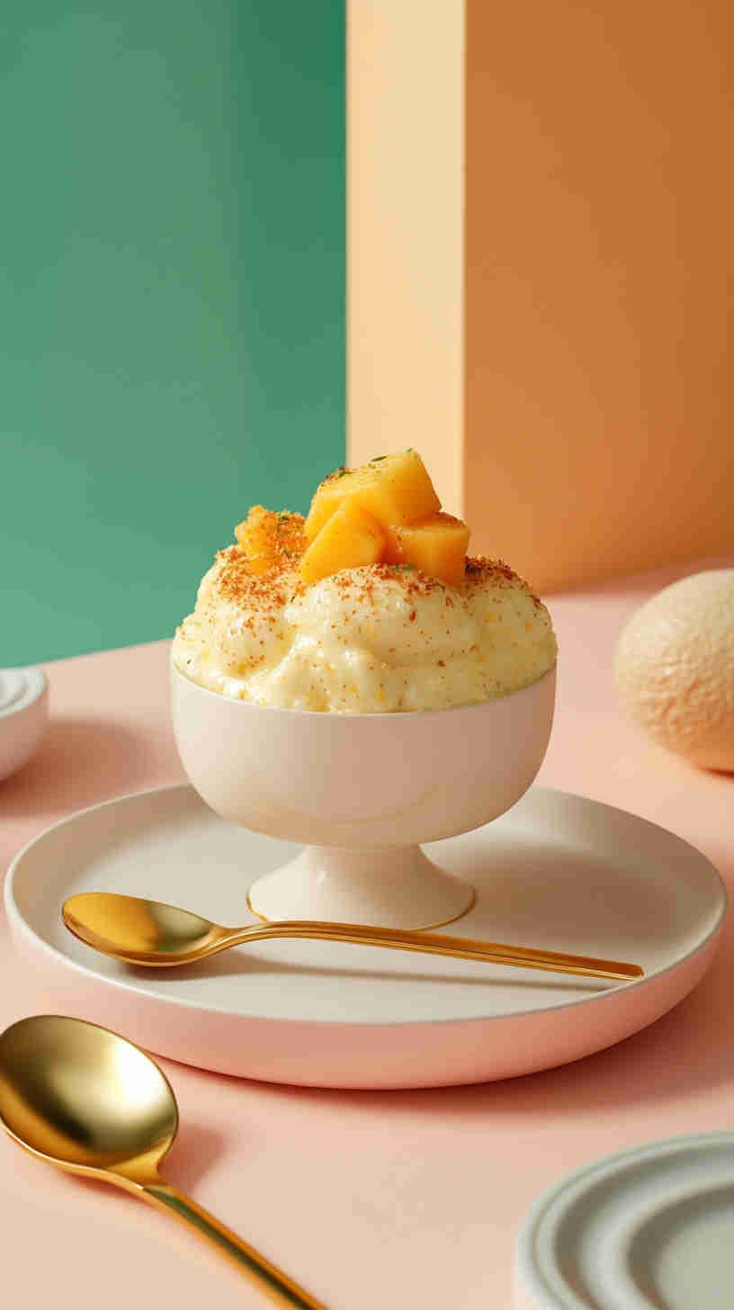 Cottage Cheese and Mango Mousse