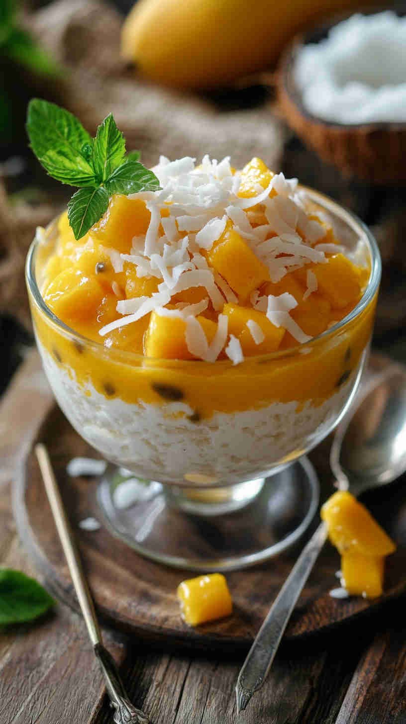 Cottage Cheese and Mango Mousse