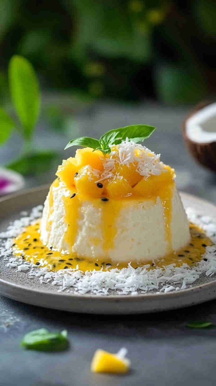 Cottage Cheese and Mango Mousse