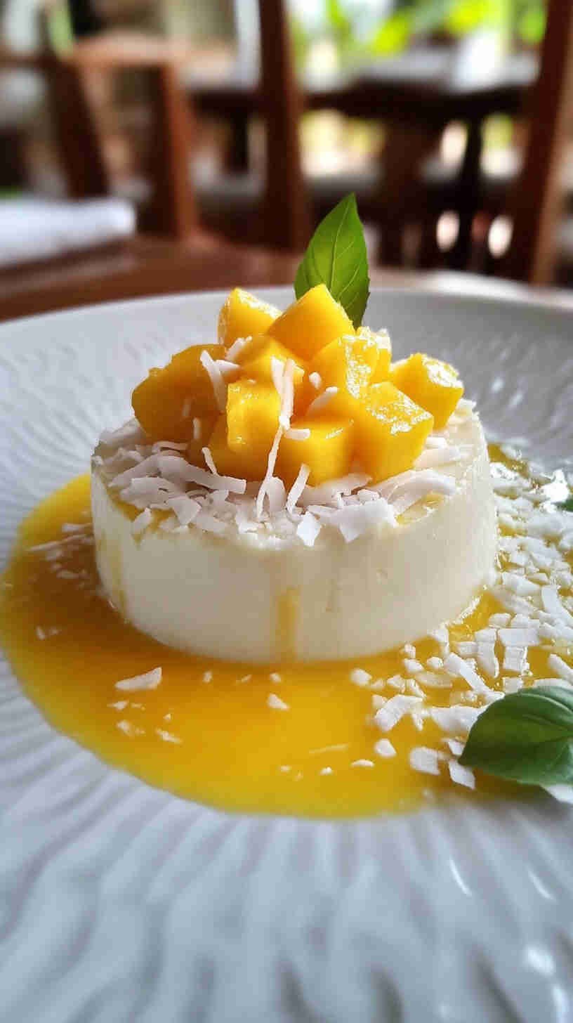 Cottage Cheese and Mango Mousse