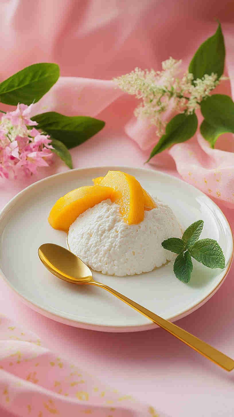 Cottage Cheese and Mango Mousse