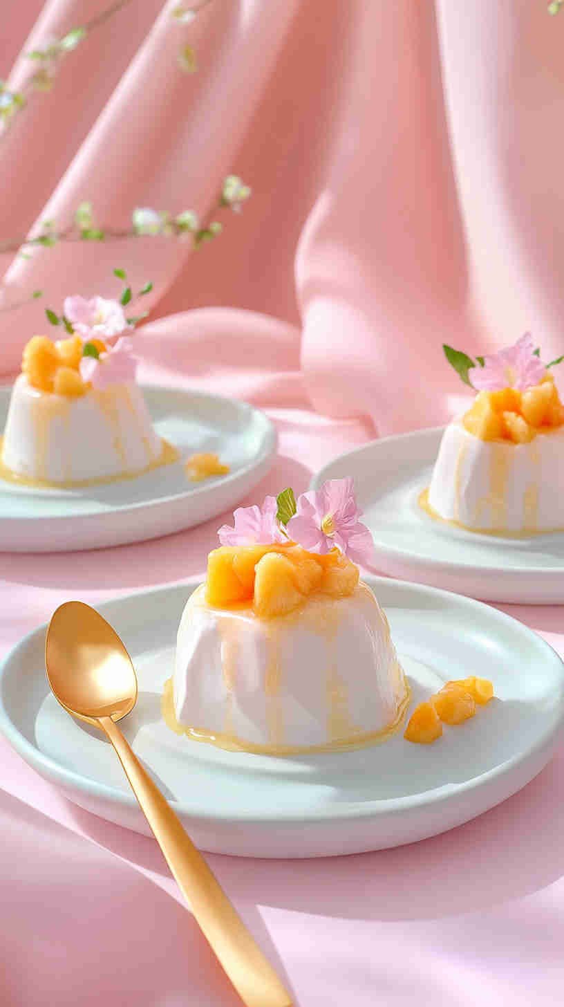 Cottage Cheese and Mango Mousse