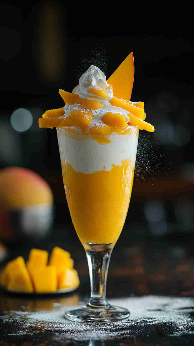 Cottage Cheese and Mango Mousse