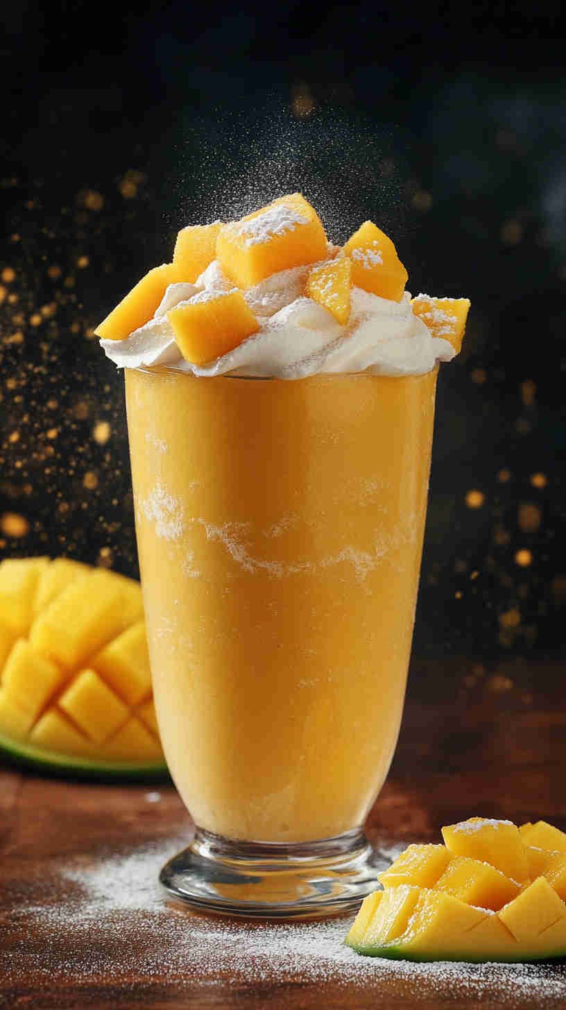 Cottage Cheese and Mango Mousse