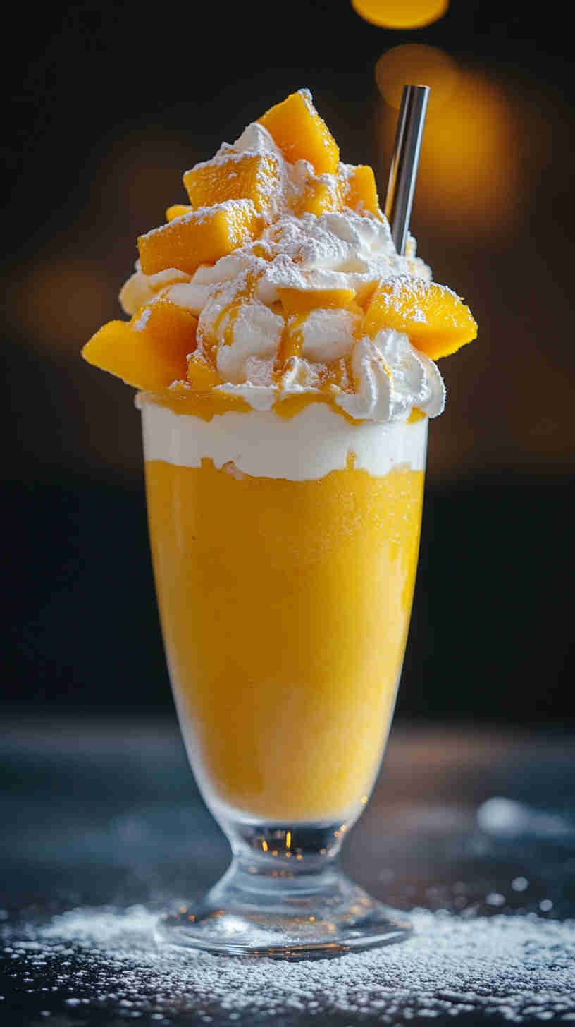 Cottage Cheese and Mango Mousse