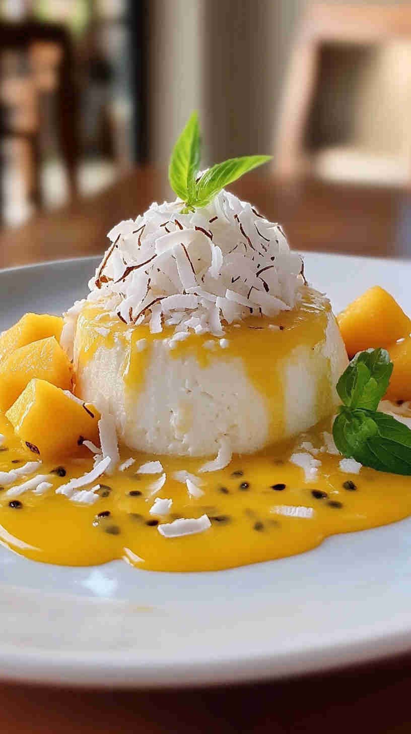 Cottage Cheese and Mango Mousse