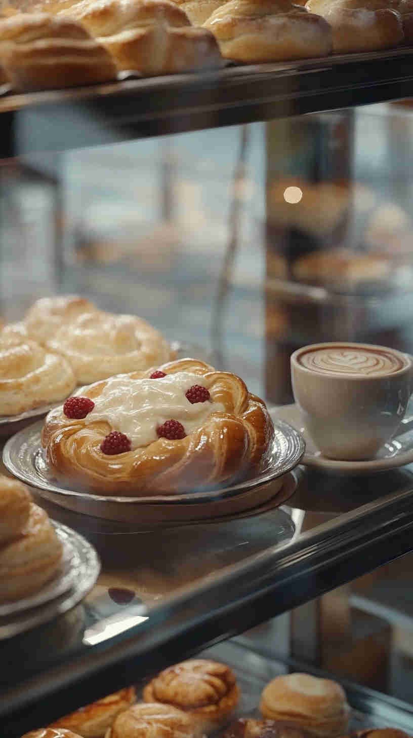 Cottage Cheese and Raspberry Danish