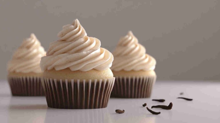 Elegant Vanilla Bean Cupcakes