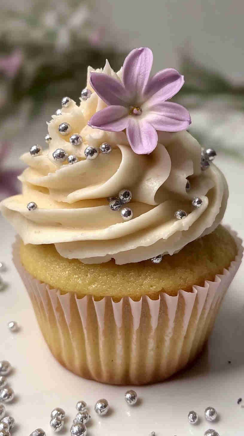 Elegant Vanilla Bean Cupcakes