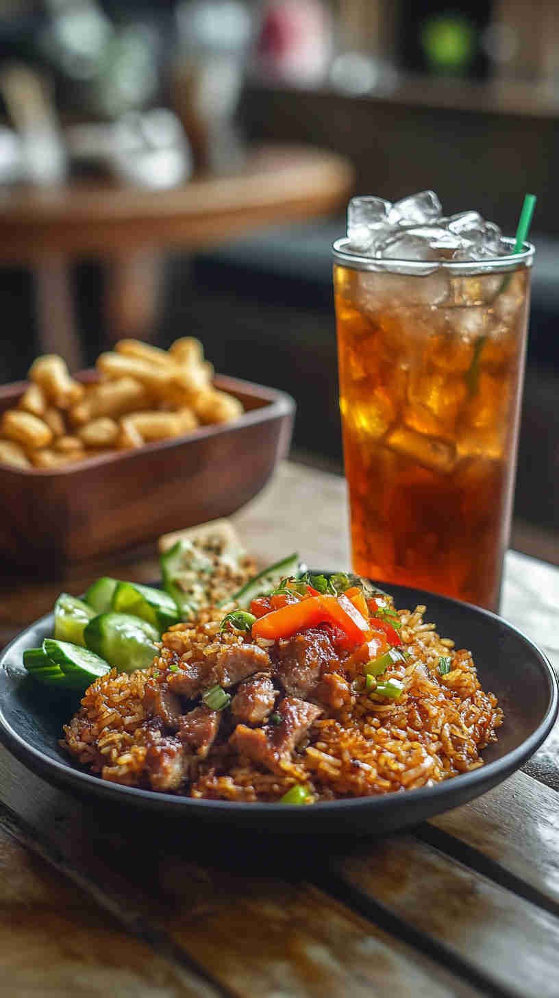 Fiery Chili Garlic Fried Rice with Pork