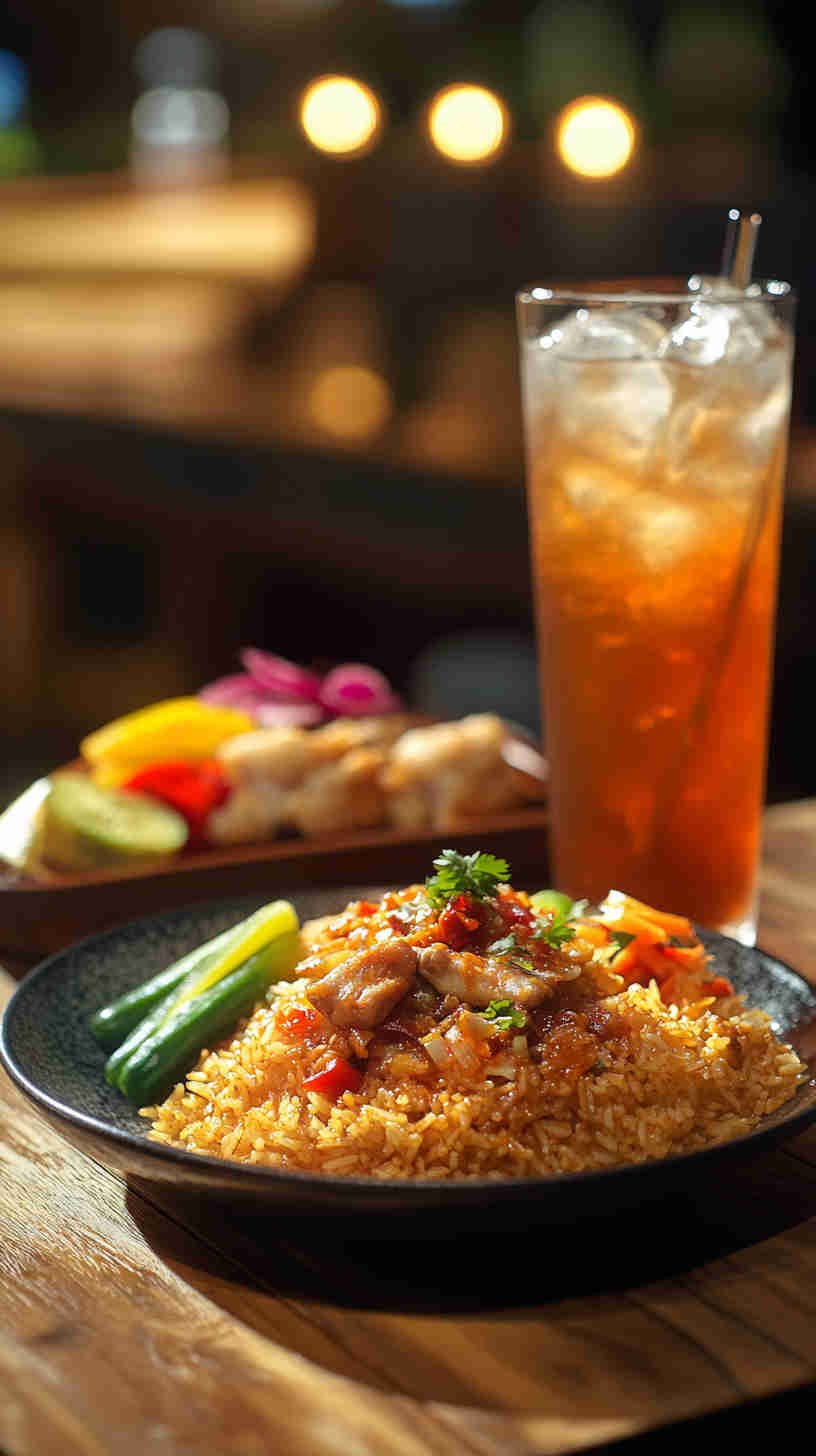 Fiery Chili Garlic Fried Rice with Pork
