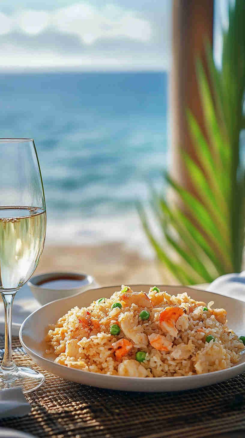 Fried Rice with Crab Meat and Scallions